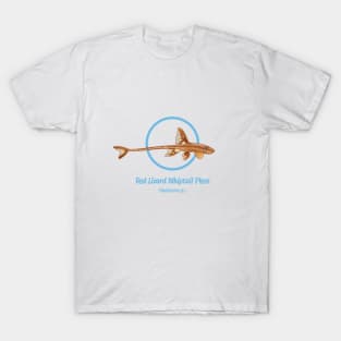 Red Lizard Whiptail Pleco T-Shirt